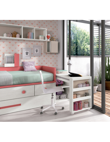 Arcón extraíble con encimera escritorio