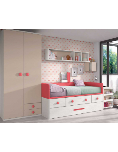 Arcón extraíble con encimera escritorio