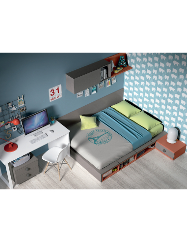 Costado de mesa estudio lateral