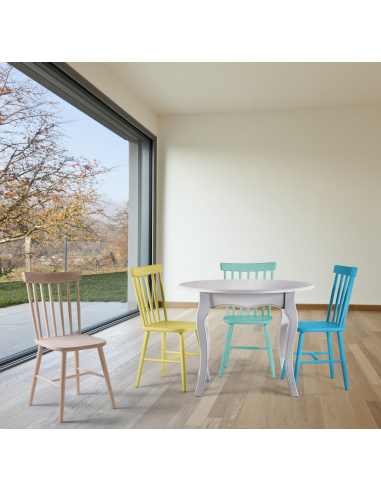 Mesa Comedor Redonda Extensible