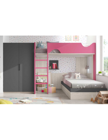 Litera bicolor con formas