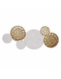 Panel metal mandalas blanco... 2