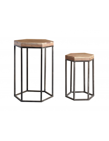 Set 3 mesas auxilares hexagonal...