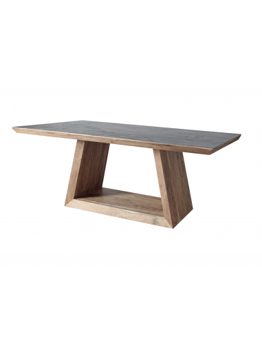Mesa comedor new Stone acacia y piedra Mesa comedor new Stone acacia y piedra