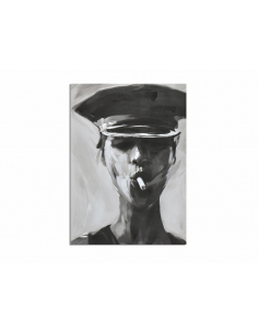 Lienzo impr mujer blanco y... 2
