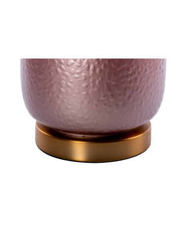 Lámpara sobremesa granate y azul