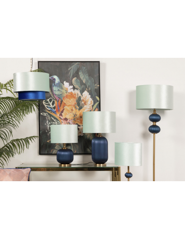 Lámpara de techo azul