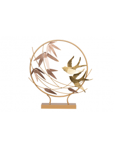 Figura metal golondrinas 2