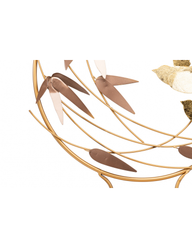 Figura metal golondrinas