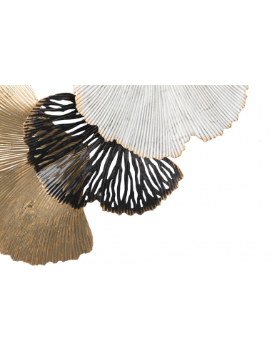 Adorno pared metal flores círculo Adorno pared metal flores círculo