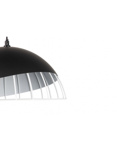 Lámpara techo negro dorado