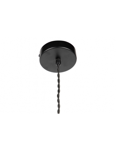 Lámpara techo negro dorado