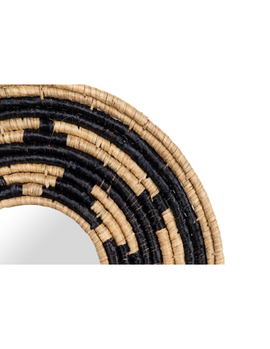 Espejo algas negro y natural