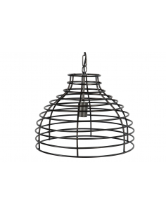 Lámpara techo metal negro...