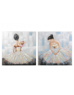 Set 2 lienzos bailarina