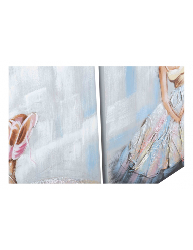 Set 2 lienzos bailarina