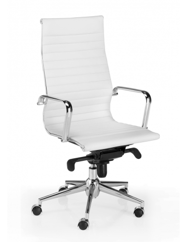 Silla de oficina LONDRES ruedas blanco Silla de oficina LONDRES ruedas blanco