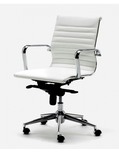 Silla de oficina LONDRES blanco ruedas Silla de oficina LONDRES blanco ruedas