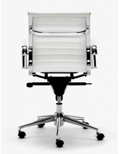 Silla de oficina LONDRES blanco ruedas Silla de oficina LONDRES blanco ruedas