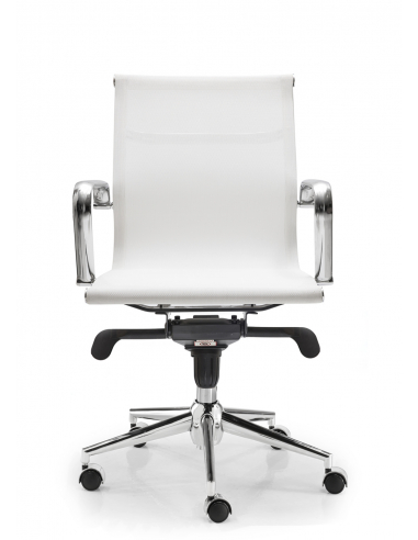 Silla de oficina BERLÍN blanco ruedas