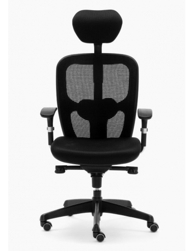 Silla de oficina BOSTON negro cabecero