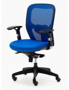 Silla de oficina BOSTON azul