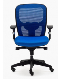 Silla de oficina BOSTON azul 2