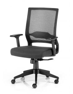 Silla de oficina SIDNEY negro
