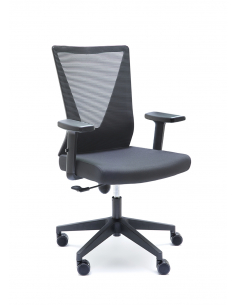 Silla de oficina TIRANA negro