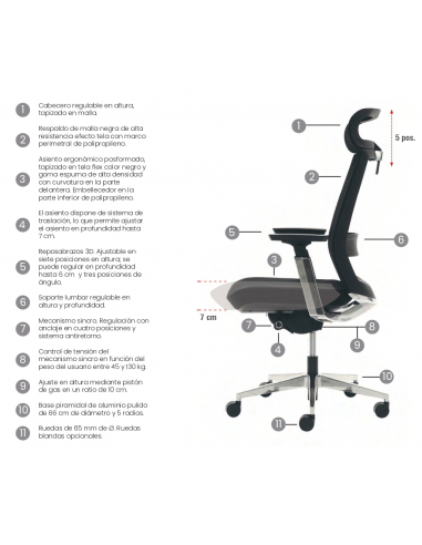 Silla de oficina TORONTO Silla de oficina TORONTO