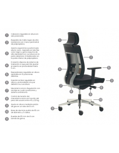 Silla de oficina MONTREAL