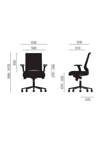 Silla de oficina SIDNEY blanco Silla de oficina SIDNEY blanco