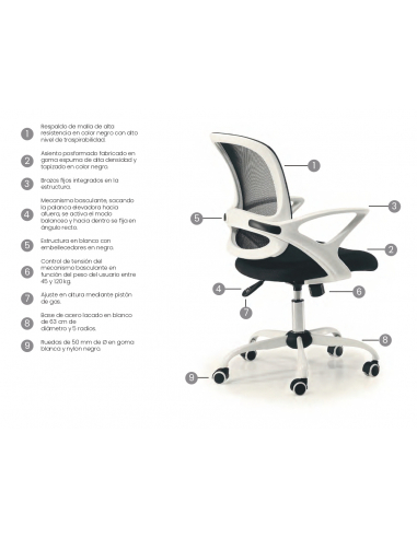 Silla de oficina LISBOA