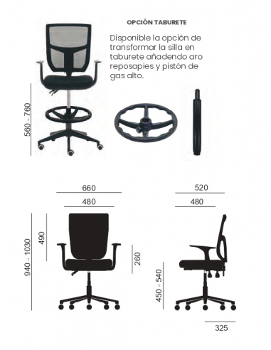 Silla de oficina ROMA Silla de oficina ROMA