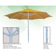Parasol Aluminio y Acero 3 m diámetro