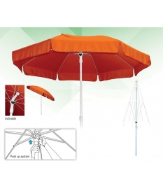 Parasol Aluminio con faldón para hostelería 2m diámetro