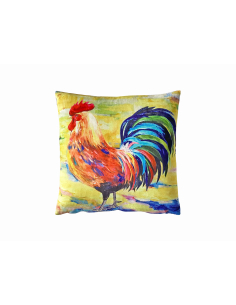 Cojín estampado gallo 2