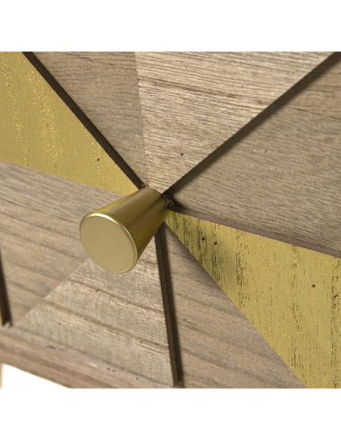 Consola madera dos cajones