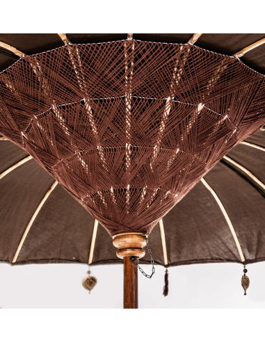 Sombrilla Gela Marrón