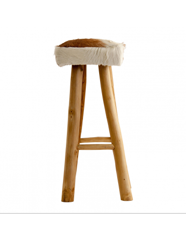 Taburete Dallas Alto Piel