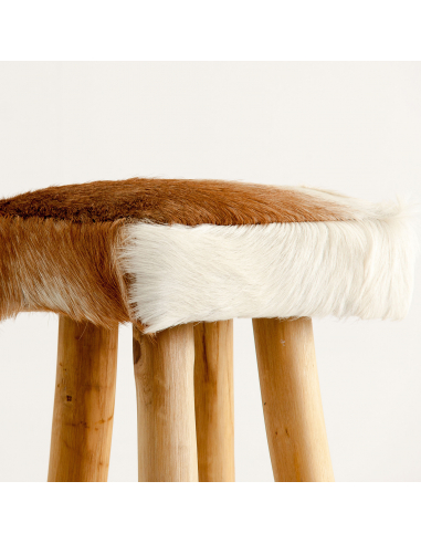 Taburete Dallas Alto Piel