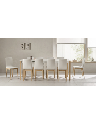 Silla de Cocina Sada Roble Tapizado