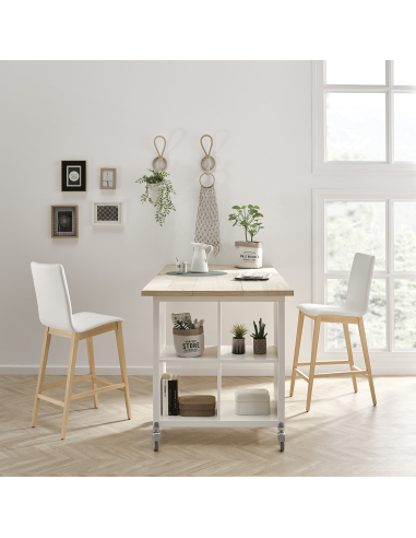 Taburete de Cocina Sada Haya Tapizado