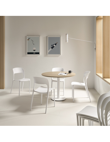 Mesa de Cocina Cristal Ronda Fija