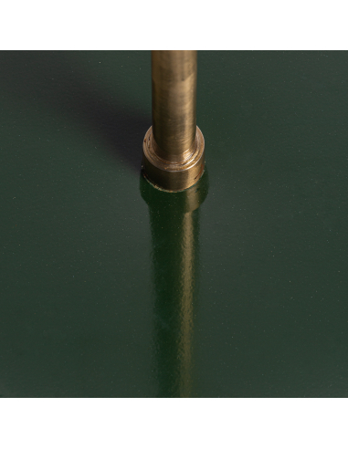 Lámpara De Pie Latón Negro y Dorado