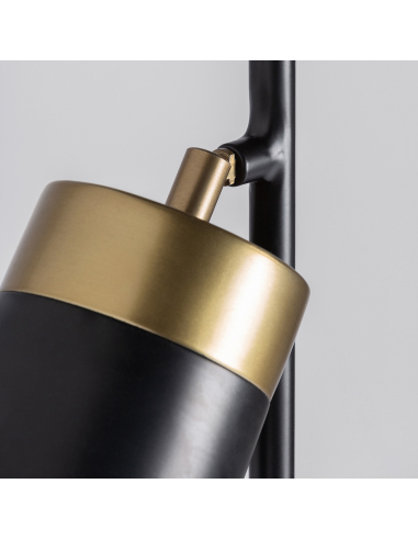 Lámpara De Pie Hierro y Latón