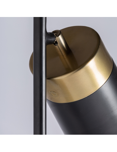 Lámpara De Pie Hierro y Latón