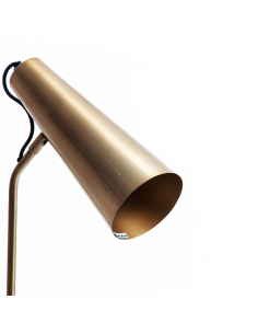 Lámpara De Sobremesa Dorada... 2