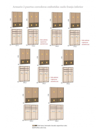 Armario 2 puertas correderas... Armario 2 puertas correderas...