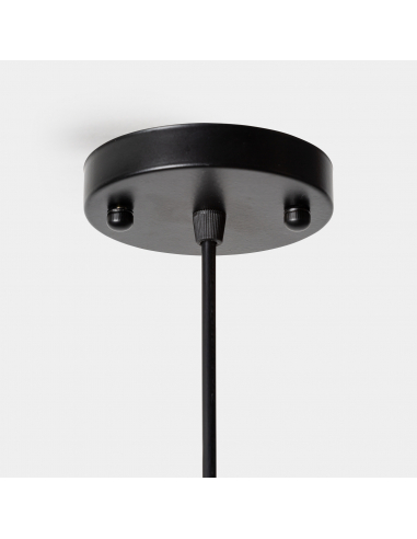 Lámpara De Techo Bambú y Hierro